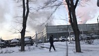 В Челябинске в автоцентре «Сатурн» произошёл пожар