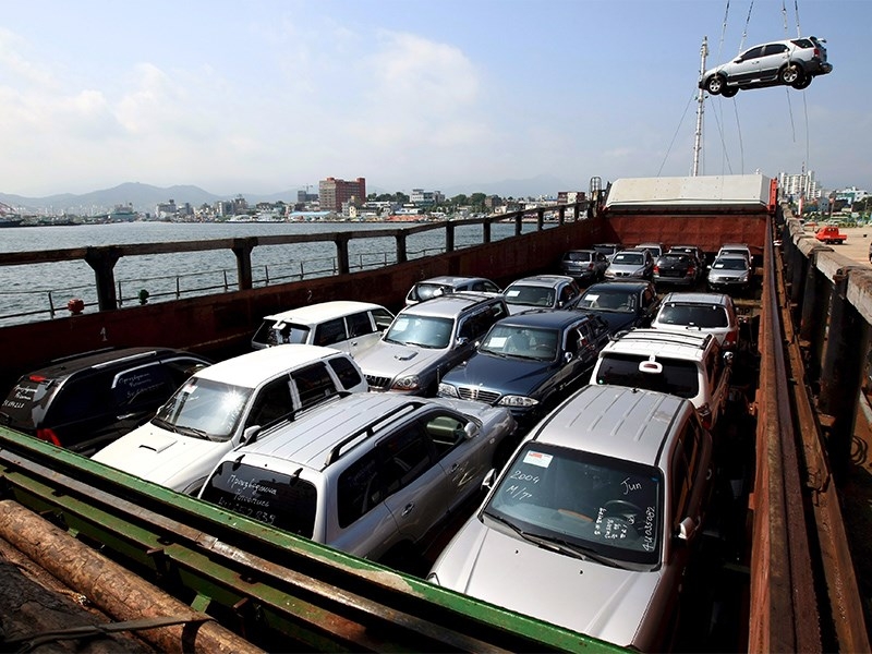 Импорт автомобилей из Японии вырос на треть