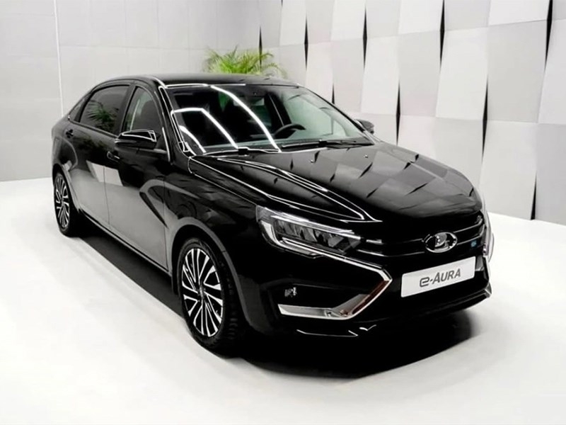 АвтоВАЗ показал прототип первого электрического седана Lada e-Aura