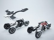 Японцы представили электрический трицикл-трансформер Raptor с модульной конструкцией